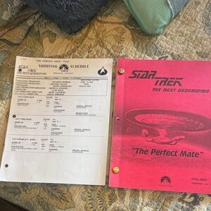 Own a Piece of Sci-Fi History: Authentic Star Trek TNG "The Perfect Mate" Script